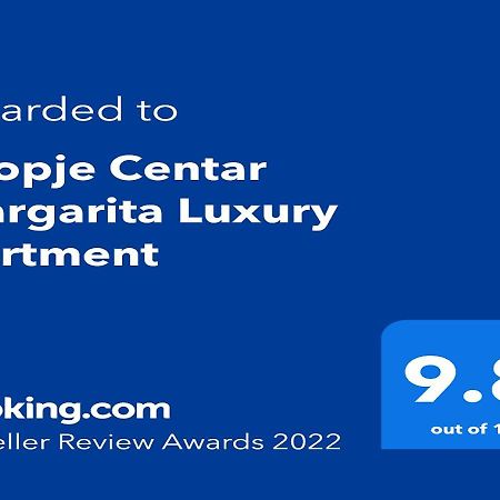 Apartmán Skopje Centar Margarita Luxury Aprtment Exteriér fotografie